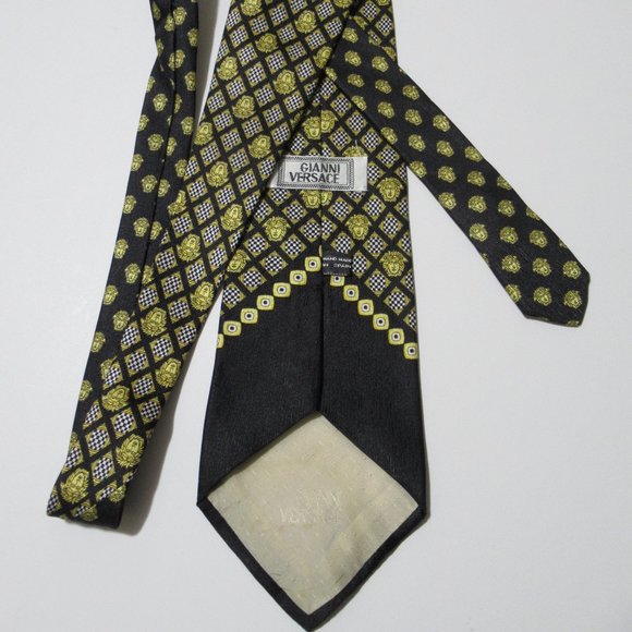 Gianni Versace Handmade Neck Tie for Men, 100% Silk - Picture 8 of 9